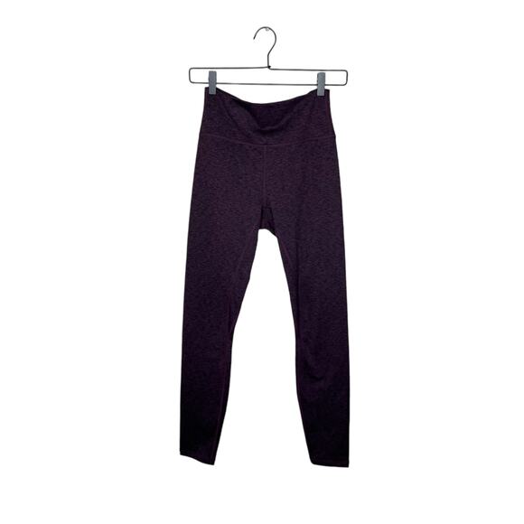 ZYIA ACTIVE 7/8 Leggings Heathered Plum Size 6-8 - Picture 1 of 10
